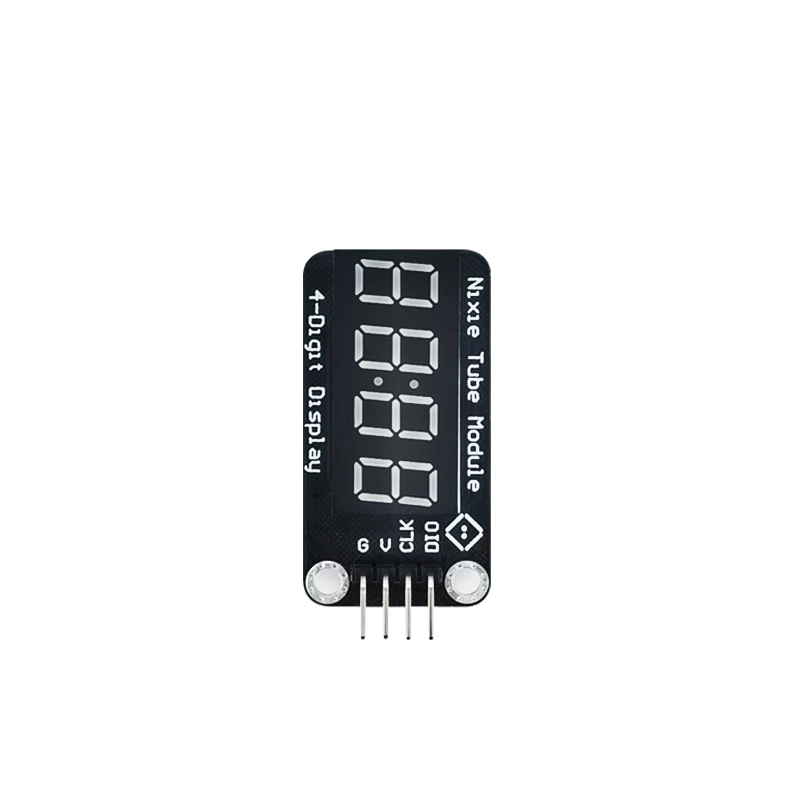 Four-digit tube display module